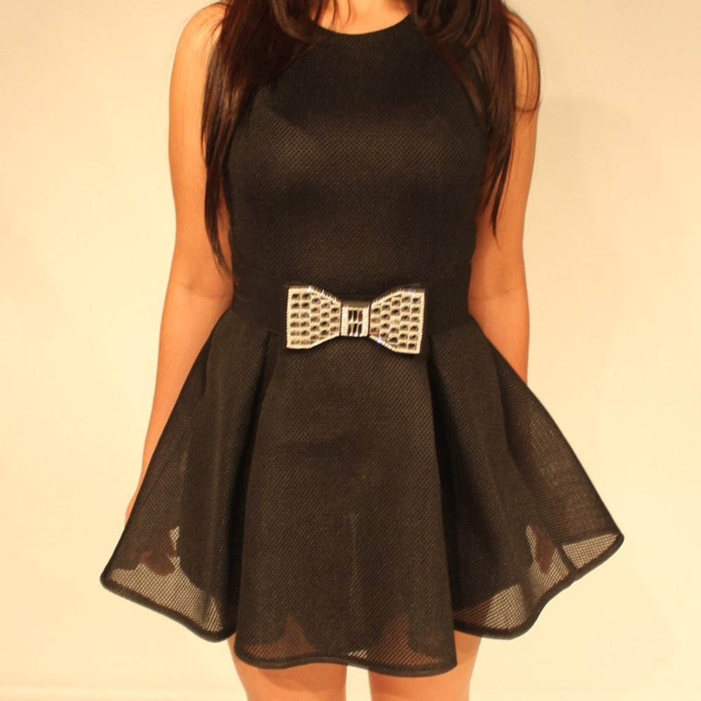 Little Back Dress Belt not included.